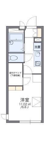レオパレス青渓 101|神戸市長田区駒ケ林町(神戸市営地下鉄海岸線駒ヶ林駅)のマンション間取 レオパレス青渓 101|神戸市長田区駒ケ林町(神戸市営地下鉄海岸線駒ヶ林駅)のマンション間取