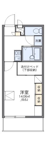 神戸市北区道場町日下部の賃貸物件間取画像