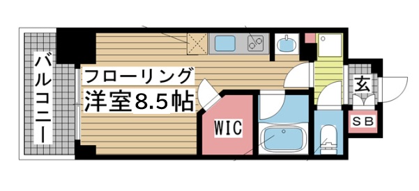 アスヴェル神戸駅前 502|神戸市中央区古湊通(JR東海道本線(近畿)神戸駅)のマンション間取 アスヴェル神戸駅前 502|神戸市中央区古湊通(JR東海道本線(近畿)神戸駅)のマンション間取