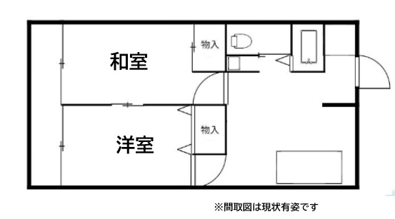 ビューライフ六甲 207|神戸市灘区篠原南町(阪急神戸線六甲駅)のアパート間取 ビューライフ六甲 207|神戸市灘区篠原南町(阪急神戸線六甲駅)のアパート間取
