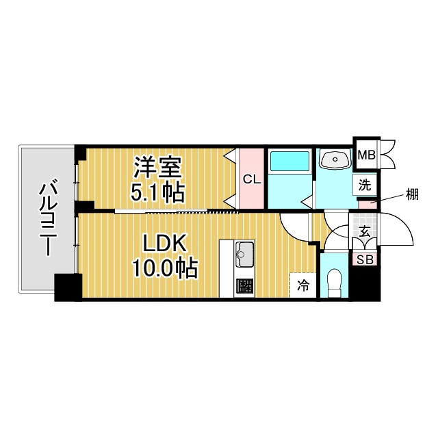 プレサンス兵庫ヴィアーレ 717|神戸市兵庫区駅南通(JR山陽本線兵庫駅)のマンション間取 プレサンス兵庫ヴィアーレ 717|神戸市兵庫区駅南通(JR山陽本線兵庫駅)のマンション間取