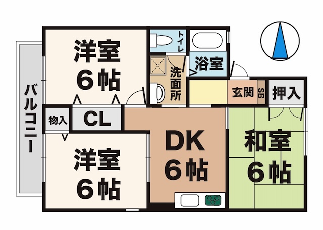 谷口ハイツ 201|神戸市西区上新地(JR山陽本線大久保駅)のアパート間取 谷口ハイツ 201|神戸市西区上新地(JR山陽本線大久保駅)のアパート間取