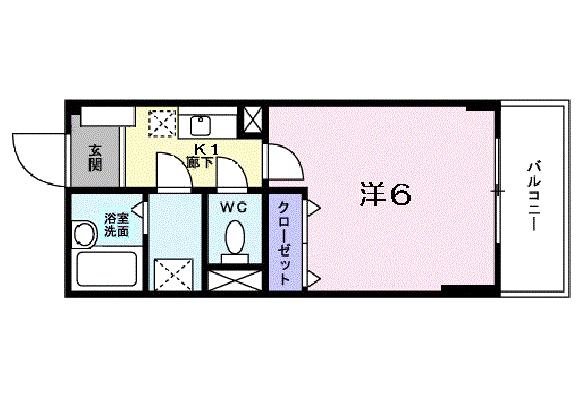 パピヨン青木 202|神戸市東灘区北青木(阪神本線青木駅)のマンション間取 パピヨン青木 202|神戸市東灘区北青木(阪神本線青木駅)のマンション間取