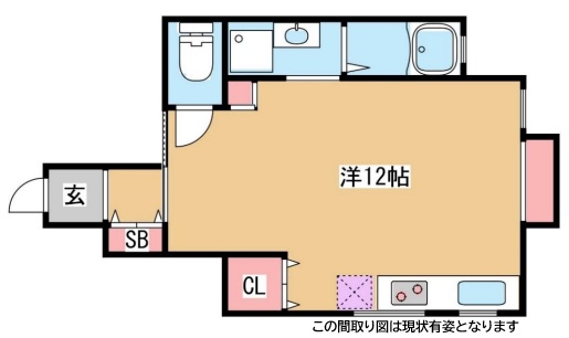 瀧山ビル 101|神戸市灘区新在家北町(阪神本線新在家駅)のマンション間取 瀧山ビル 101|神戸市灘区新在家北町(阪神本線新在家駅)のマンション間取