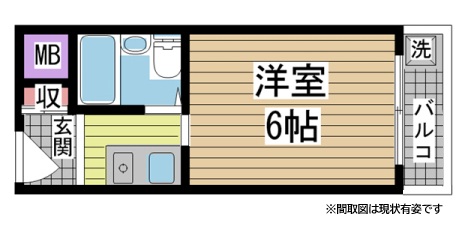 メゾン・ド・アーム 210|神戸市東灘区深江本町(阪神本線芦屋駅)のマンション間取 メゾン・ド・アーム 210|神戸市東灘区深江本町(阪神本線芦屋駅)のマンション間取