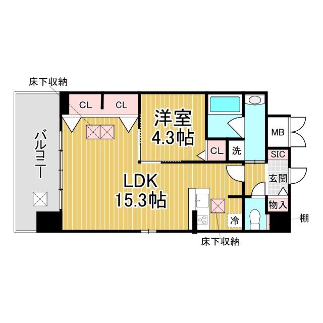 スプランディッド王子公園 801|神戸市灘区倉石通(阪急神戸線王子公園駅)のマンション間取 スプランディッド王子公園 801|神戸市灘区倉石通(阪急神戸線王子公園駅)のマンション間取