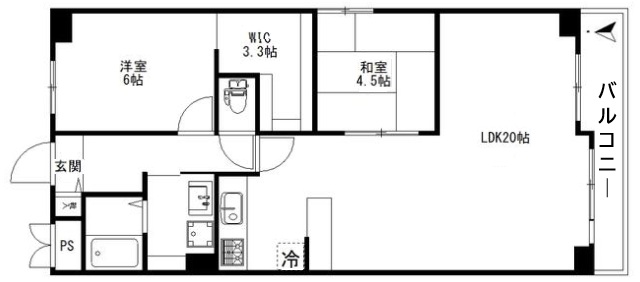 Belltree若草 401|神戸市須磨区若草町(神戸市営地下鉄線妙法寺駅)のマンション間取 Belltree若草 401|神戸市須磨区若草町(神戸市営地下鉄線妙法寺駅)のマンション間取