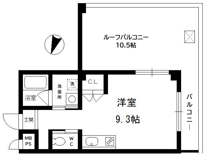 リリーセノラ 302|神戸市北区鈴蘭台東町(神戸電鉄有馬線鈴蘭台駅)のマンション間取 リリーセノラ 302|神戸市北区鈴蘭台東町(神戸電鉄有馬線鈴蘭台駅)のマンション間取
