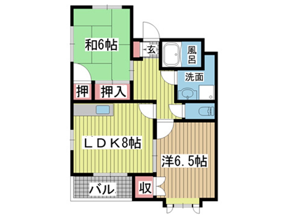 神戸市東灘区本山中町の賃貸物件間取画像