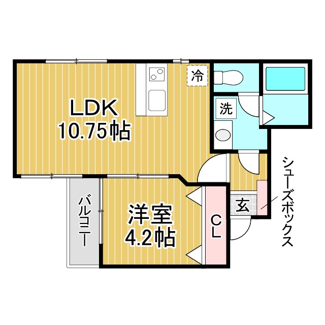 NET-K大倉山 102|神戸市兵庫区神田町(神戸市営地下鉄線大倉山駅)のアパート間取 NET-K大倉山 102|神戸市兵庫区神田町(神戸市営地下鉄線大倉山駅)のアパート間取