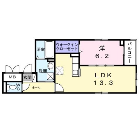 エラン パティオ 201|尼崎市西難波町(阪神本線出屋敷駅)のアパート間取 エラン パティオ 201|尼崎市西難波町(阪神本線出屋敷駅)のアパート間取