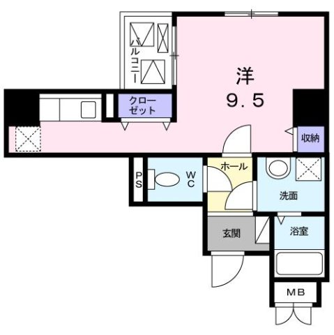 エトワール衣掛 601|神戸市須磨区衣掛町(JR山陽本線須磨海浜公園駅)のマンション間取 エトワール衣掛 601|神戸市須磨区衣掛町(JR山陽本線須磨海浜公園駅)のマンション間取