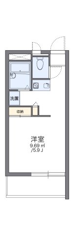 神戸市兵庫区熊野町の賃貸物件間取画像