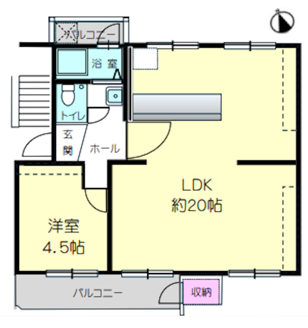 神戸市垂水区狩口台の賃貸物件間取画像