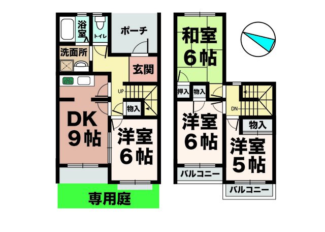神戸市西区今寺の賃貸物件間取画像