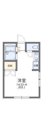 神戸市北区山田町上谷上の賃貸物件間取画像