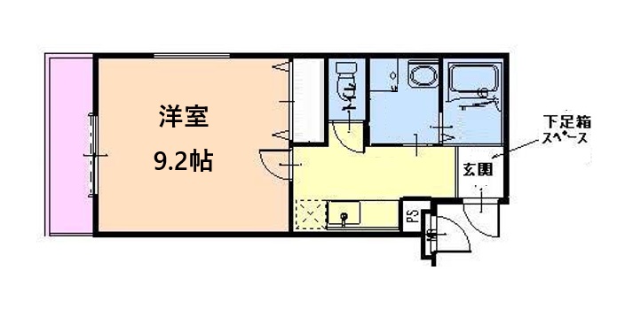 神戸市東灘区御影本町の賃貸物件間取画像