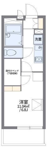 レオパレス王子 203|神戸市灘区原田通(JR東海道本線(近畿)灘駅)のマンション間取 レオパレス王子 203|神戸市灘区原田通(JR東海道本線(近畿)灘駅)のマンション間取