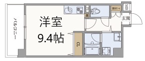 神戸市中央区加納町の賃貸物件間取画像
