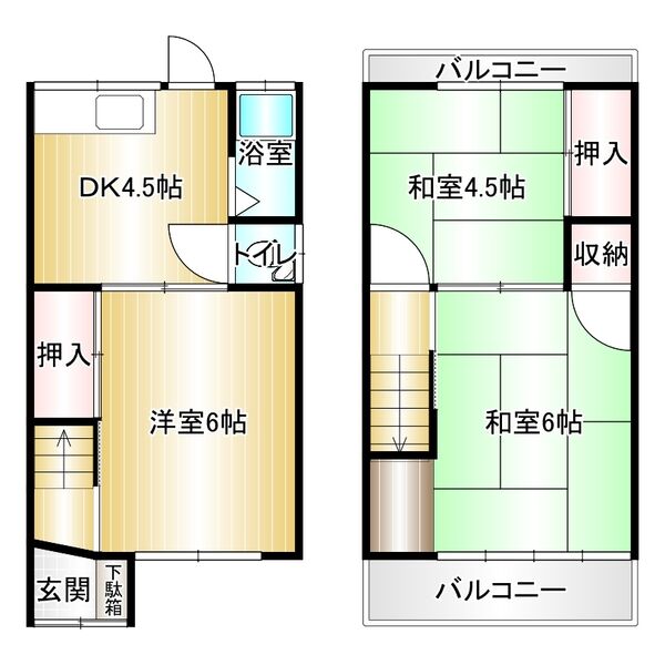 神戸市垂水区福田の賃貸物件外観写真