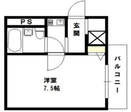 ダイアパレス新神戸 307|神戸市中央区生田町(JR東海道本線(近畿)三ノ宮駅)のマンション間取 ダイアパレス新神戸 307|神戸市中央区生田町(JR東海道本線(近畿)三ノ宮駅)のマンション間取