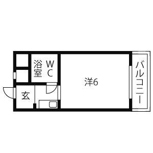 メゾン・ド・アンヴィ 106|神戸市東灘区深江本町(阪神本線深江駅)のマンション間取 メゾン・ド・アンヴィ 106|神戸市東灘区深江本町(阪神本線深江駅)のマンション間取