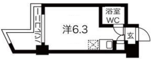 神戸市中央区御幸通の賃貸物件間取画像