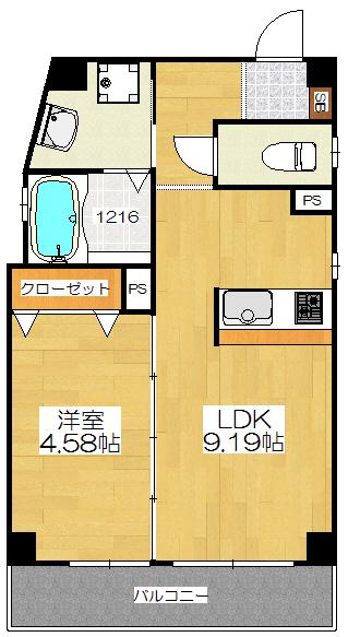 vita 401|神戸市灘区城内通(JR東海道本線(近畿)灘駅)のマンション間取 vita 401|神戸市灘区城内通(JR東海道本線(近畿)灘駅)のマンション間取