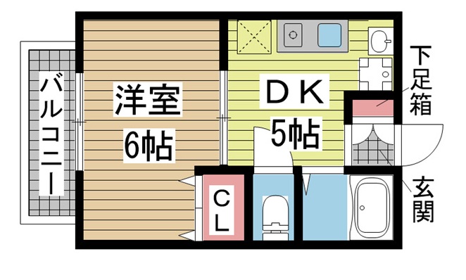 フォルツァ和田岬 202|神戸市兵庫区和田崎町(神戸市営地下鉄海岸線和田岬駅)のアパート間取 フォルツァ和田岬 202|神戸市兵庫区和田崎町(神戸市営地下鉄海岸線和田岬駅)のアパート間取