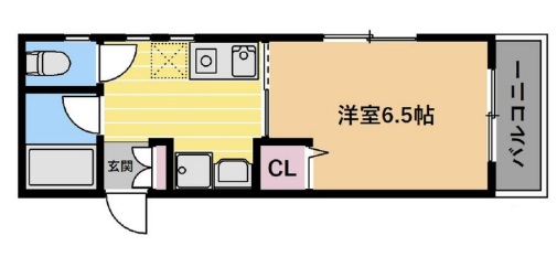 フォルツァ和田岬 203|神戸市兵庫区和田崎町(神戸市営地下鉄海岸線和田岬駅)のアパート間取 フォルツァ和田岬 203|神戸市兵庫区和田崎町(神戸市営地下鉄海岸線和田岬駅)のアパート間取