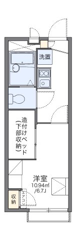 レオパレスサン六甲B 202|神戸市灘区寺口町(阪急神戸線六甲駅)のアパート間取 レオパレスサン六甲B 202|神戸市灘区寺口町(阪急神戸線六甲駅)のアパート間取