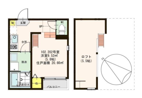 ハーモニーテラス本庄町 102|神戸市長田区本庄町(JR山陽本線鷹取駅)のアパート間取 ハーモニーテラス本庄町 102|神戸市長田区本庄町(JR山陽本線鷹取駅)のアパート間取