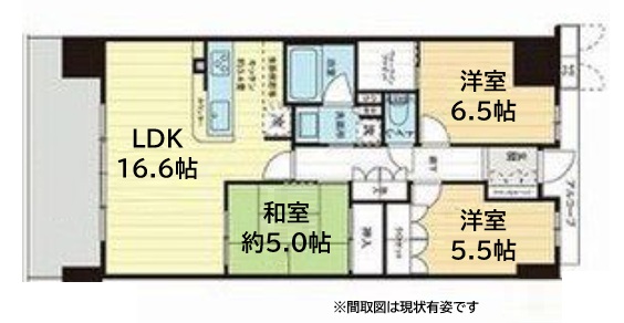 神戸市中央区浜辺通の賃貸物件間取画像