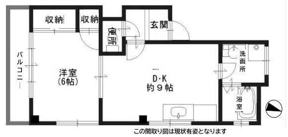 エトワール王子 301|神戸市灘区城内通(JR東海道本線(近畿)灘駅)のマンション間取 エトワール王子 301|神戸市灘区城内通(JR東海道本線(近畿)灘駅)のマンション間取