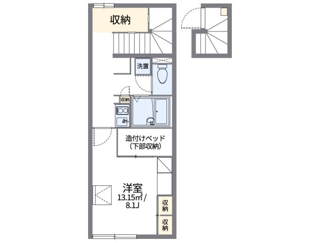 レオパレス北野屋敷 206|神戸市垂水区名谷町(神戸市営地下鉄線名谷駅)のアパート間取 レオパレス北野屋敷 206|神戸市垂水区名谷町(神戸市営地下鉄線名谷駅)のアパート間取