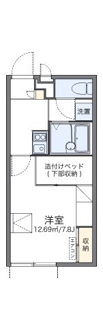 レオパレスシャンテ北舞子 104|神戸市垂水区北舞子(JR山陽本線舞子駅)のアパート間取 レオパレスシャンテ北舞子 104|神戸市垂水区北舞子(JR山陽本線舞子駅)のアパート間取