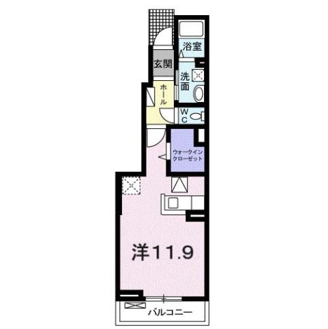 レヤリーライフⅡ 102|神戸市北区有野中町(神戸電鉄三田線岡場駅)のアパート間取 レヤリーライフⅡ 102|神戸市北区有野中町(神戸電鉄三田線岡場駅)のアパート間取