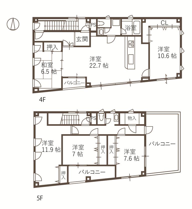 ルマ・ソネ 4-5階|神戸市灘区浜田町(阪神本線新在家駅)のマンション間取 ルマ・ソネ 4-5階|神戸市灘区浜田町(阪神本線新在家駅)のマンション間取