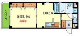 アルユータ六甲道 201|神戸市灘区烏帽子町(JR東海道本線(近畿)六甲道駅)のマンション間取 アルユータ六甲道 201|神戸市灘区烏帽子町(JR東海道本線(近畿)六甲道駅)のマンション間取