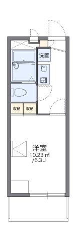 レオパレスル・コントワールⅢ 302|神戸市東灘区御影本町(阪神本線御影駅)のマンション間取 レオパレスル・コントワールⅢ 302|神戸市東灘区御影本町(阪神本線御影駅)のマンション間取