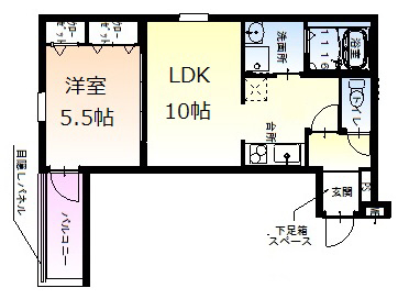 フジパレス東灘Ⅲ番館 202|神戸市東灘区深江南町(阪神本線深江駅)のマンション間取 フジパレス東灘Ⅲ番館 202|神戸市東灘区深江南町(阪神本線深江駅)のマンション間取