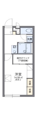 神戸市西区水谷の賃貸物件間取画像