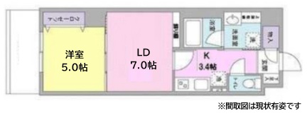 神戸市東灘区住吉本町の賃貸物件間取画像