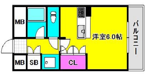 ベルグリーン熊内 405|神戸市中央区熊内町(山陽新幹線新神戸駅)のマンション間取 ベルグリーン熊内 405|神戸市中央区熊内町(山陽新幹線新神戸駅)のマンション間取