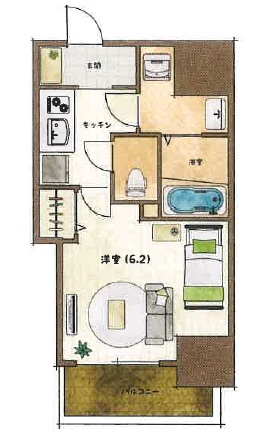 GP Kobe Station 1003|神戸市中央区相生町(JR山陽本線神戸駅)のマンション間取 GP Kobe Station 1003|神戸市中央区相生町(JR山陽本線神戸駅)のマンション間取