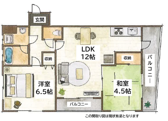 神戸市兵庫区湊川町の賃貸物件間取画像