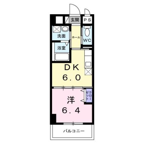 神戸市須磨区行幸町の賃貸物件間取画像