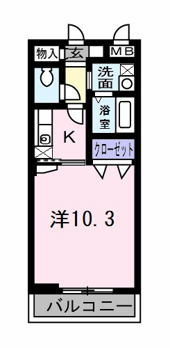 神戸市須磨区車の賃貸物件間取画像