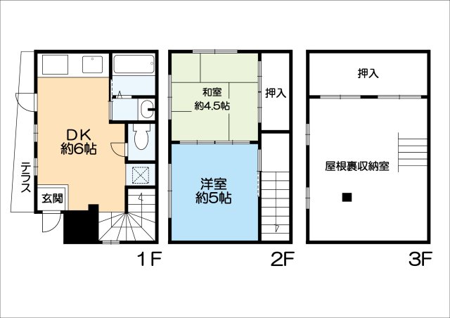 神戸市灘区中原通の賃貸物件間取画像