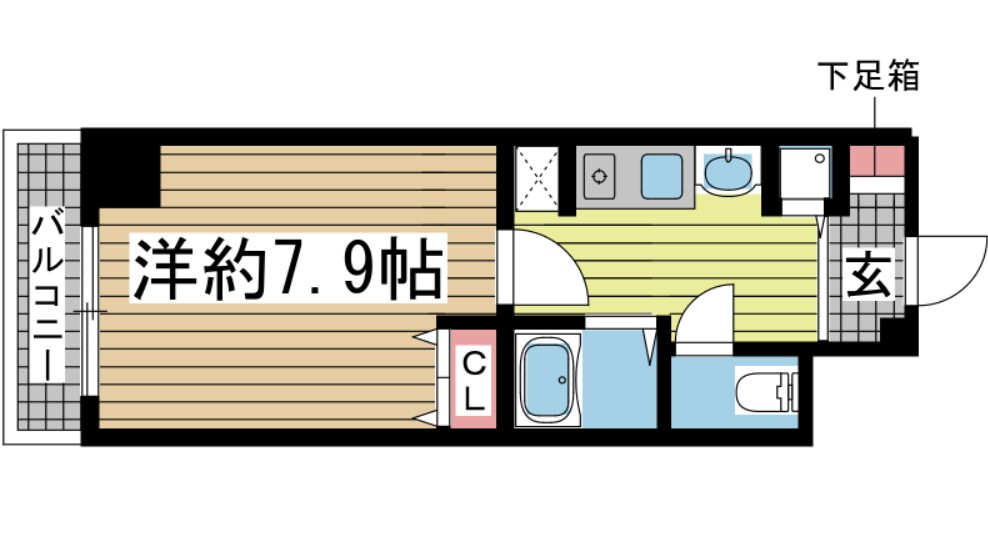 神戸市中央区加納町の賃貸物件間取画像